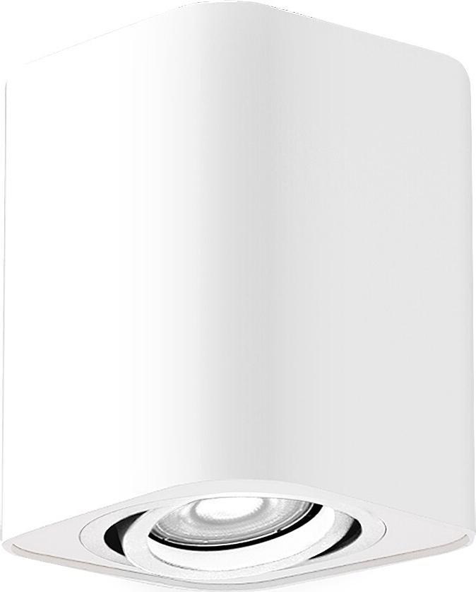 Lampa sufitowa Rabalux Biały spot ruchomy Kobald natynkowa lampa tuba do przedpokoju