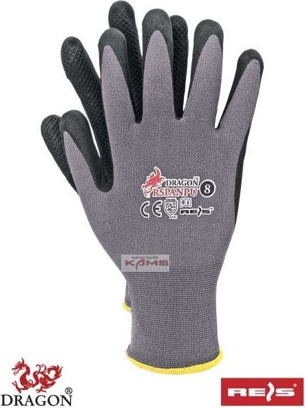 R.E.I.S. RSPANPU - Rękawice ochronne z nylonu i materiału oddychającego spandex 8