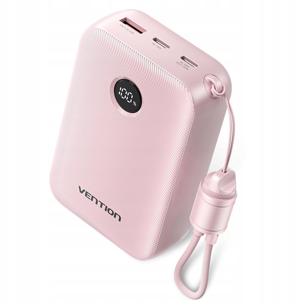 Powerbank Vention 20000mAh Różowy