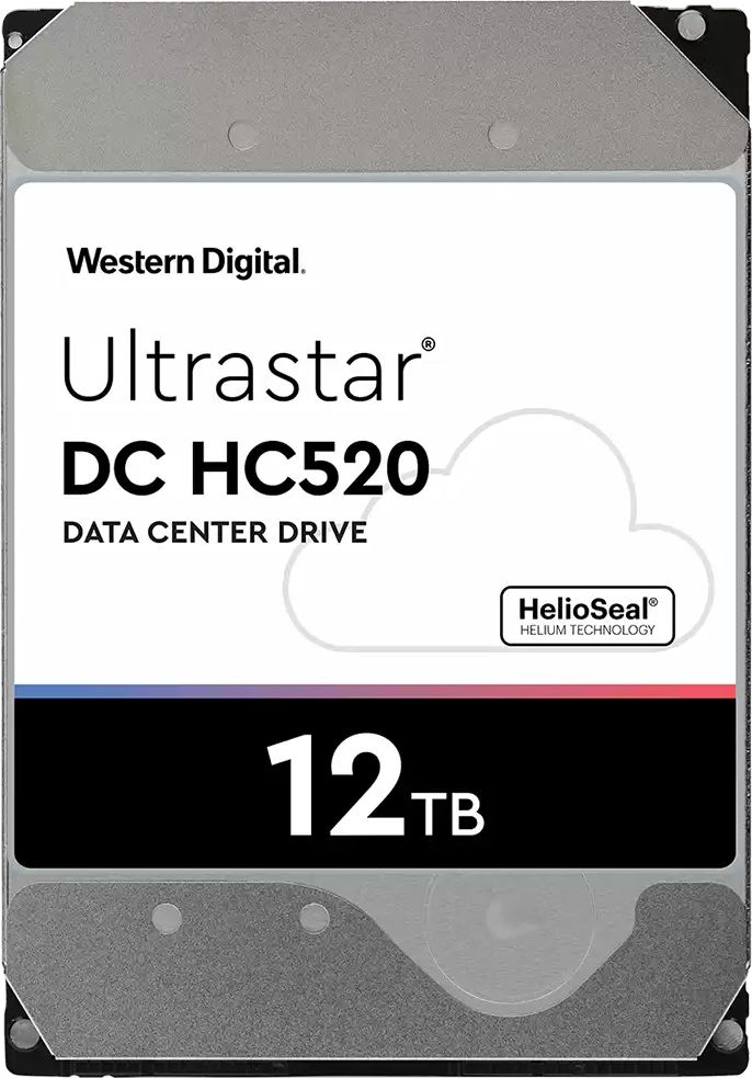 Dysk serwerowy WD Ultrastar DC HC520 12TB 3.5'' SATA III (6 Gb/s) (0F30143)