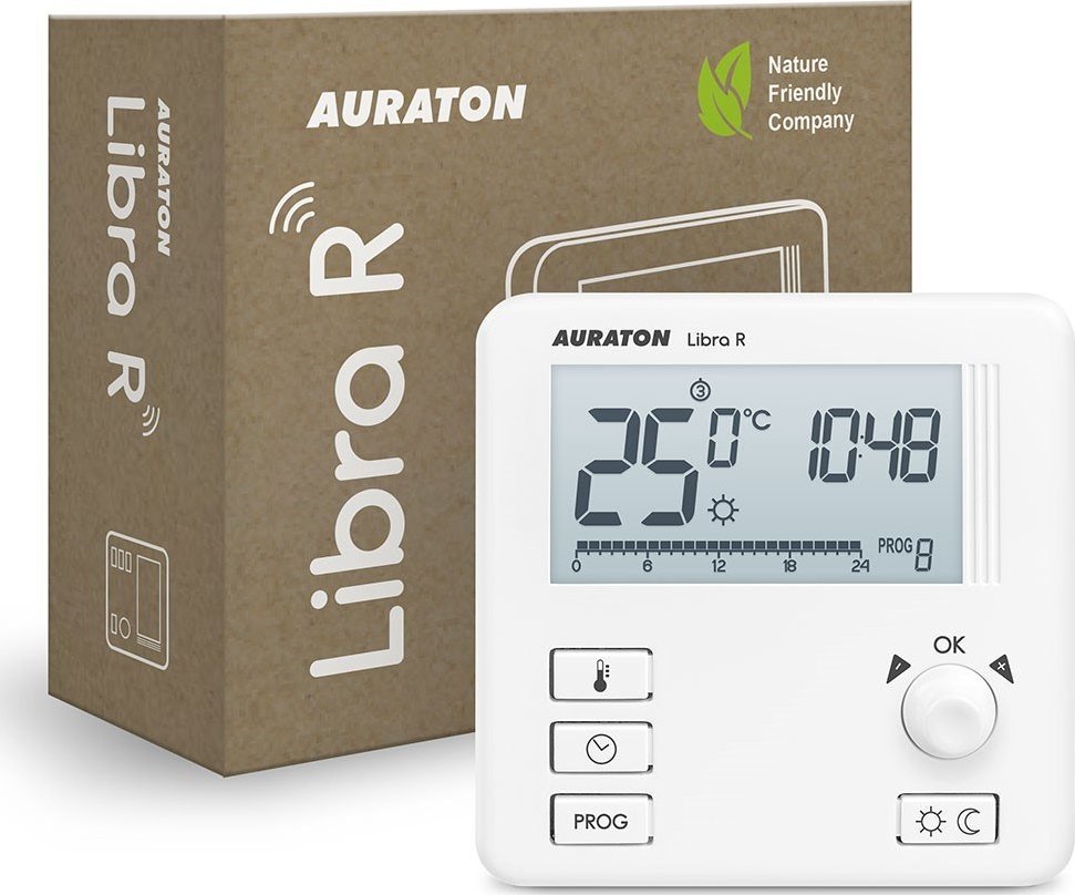Auraton AURATON Libra R - Tygodniowy, bezprzewodowy regulator temperatury (nadajnik), (następca modelu 3021R)