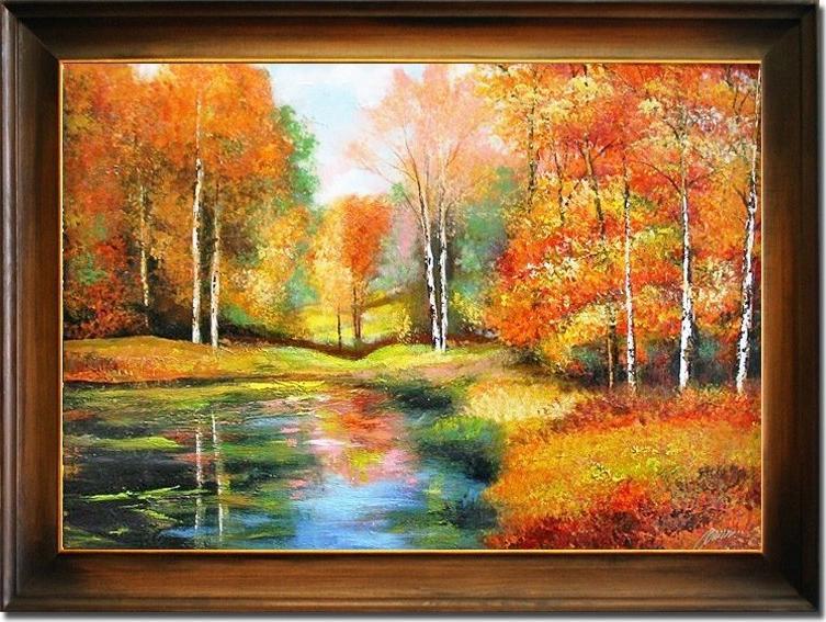 ART-POL Obraz olejny ręcznie malowany Pejzaż