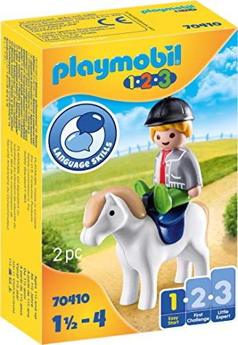 Playmobil 1.2.3. chłopiec z kucykiem (70410)