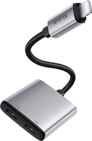 Mcdodo Adapter audio 2w1 lightning do lightning + DC 3.5mm Mcdodo CA-5540