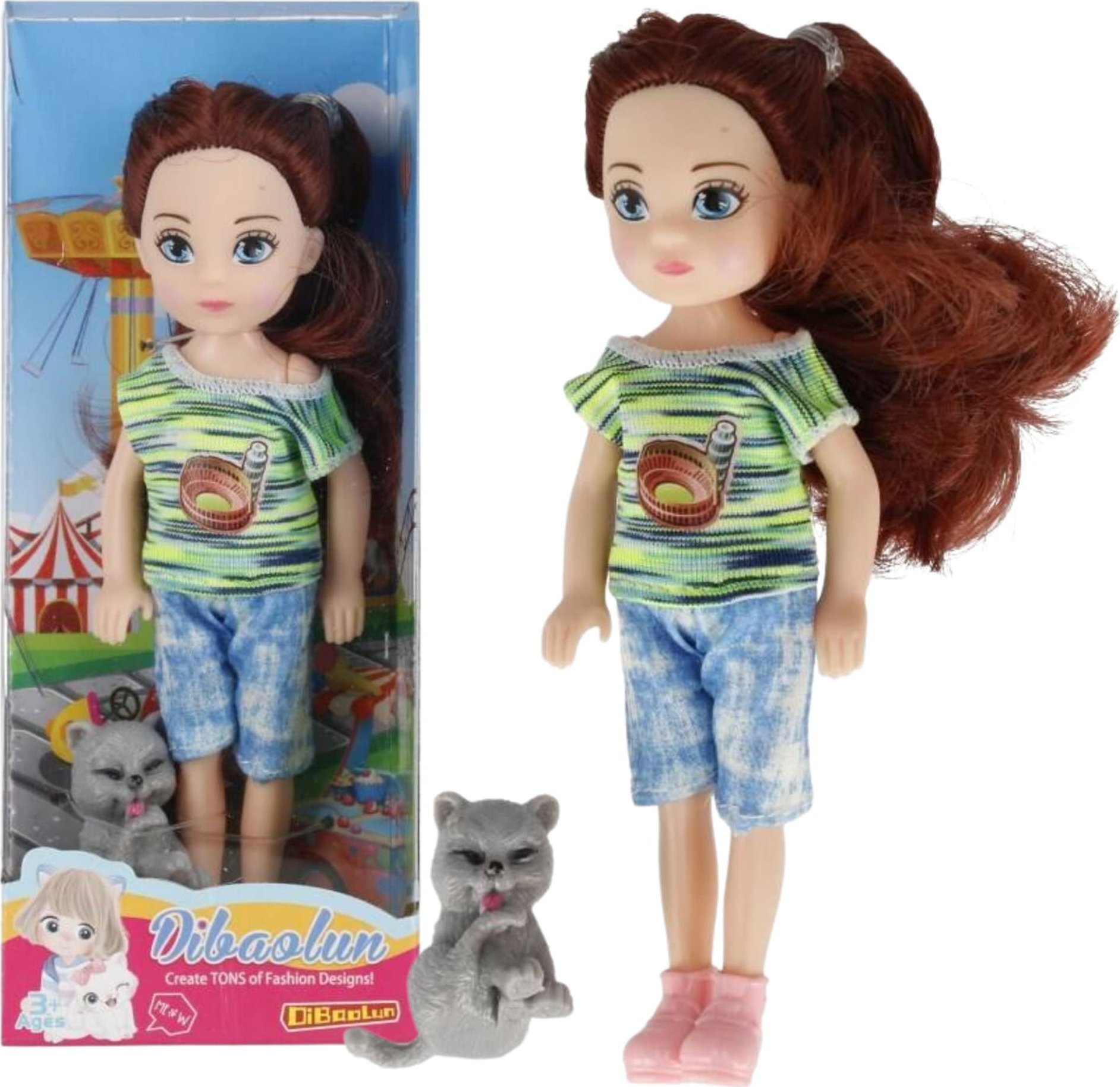 Mega Creative LALKA 13CM AKC 7X16X4 MIX5 MC DISP 20/300/600.