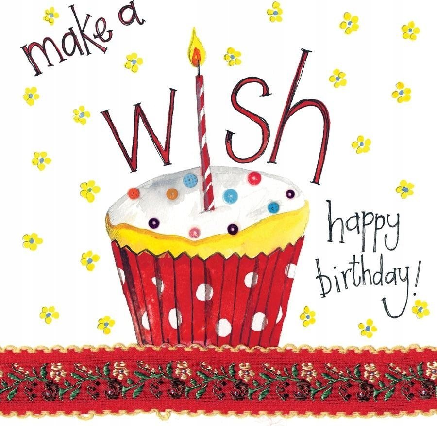 HENRY Karnet Urodziny S281 Babeczka