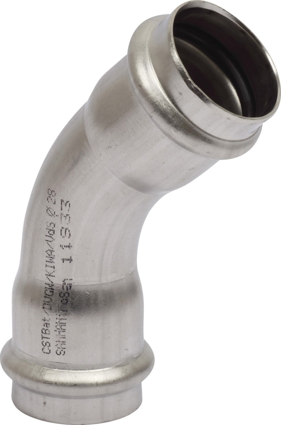 SANHA Kolano SANHA-NIROSAN-Stahl szlachetna d45° d15SANHA