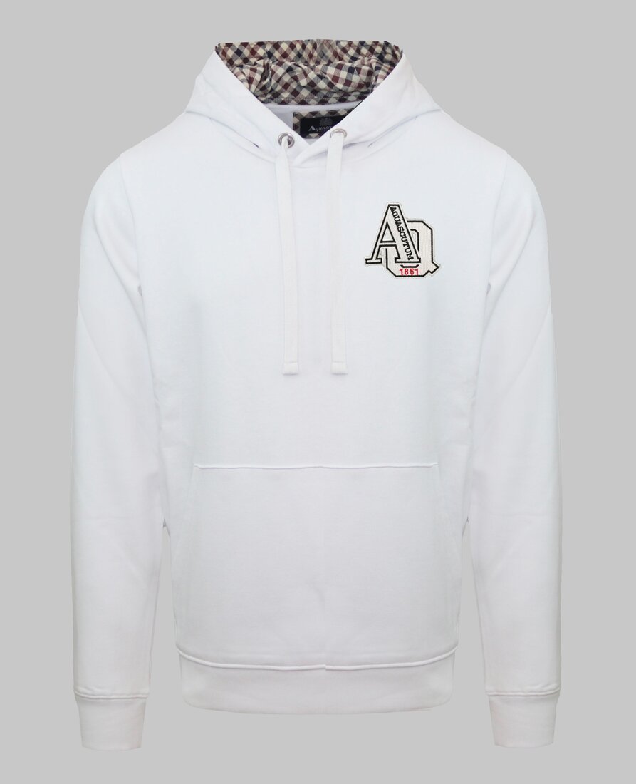 Aquascutum Bluza marki Aquascutum model FC1423 kolor Biały. Odzież męska. Sezon: Wiosna/Lato L