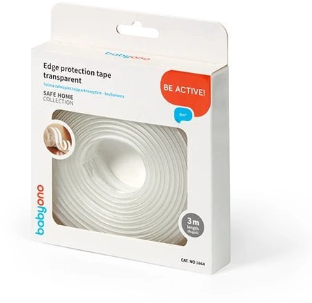 Taśma zabezpieczająca krawędzie - bezbarwna 3m 1664