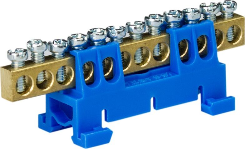 F&F Zacisk listwa zaciskowa 12-torowa niebieska 8092