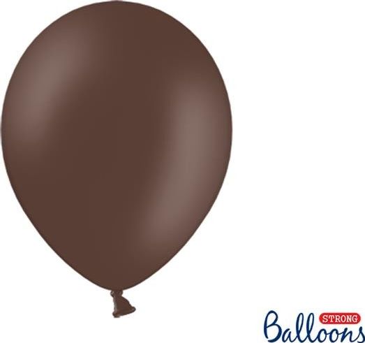 Party Deco Balony Strong, pastelowy brązowy, 30 cm, 100 szt uniwersalny
