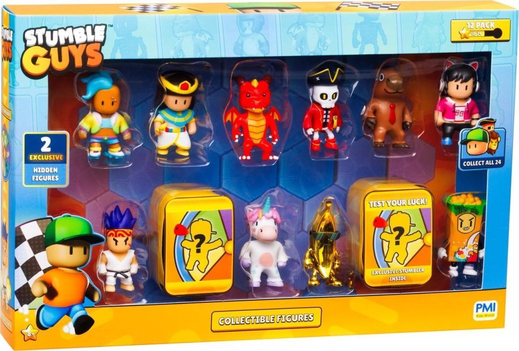 Figurka STUMBLE GUYS STUMBLE GUYS - FIGURKI - ZESTAW DELUXE 12SZT VER.A
