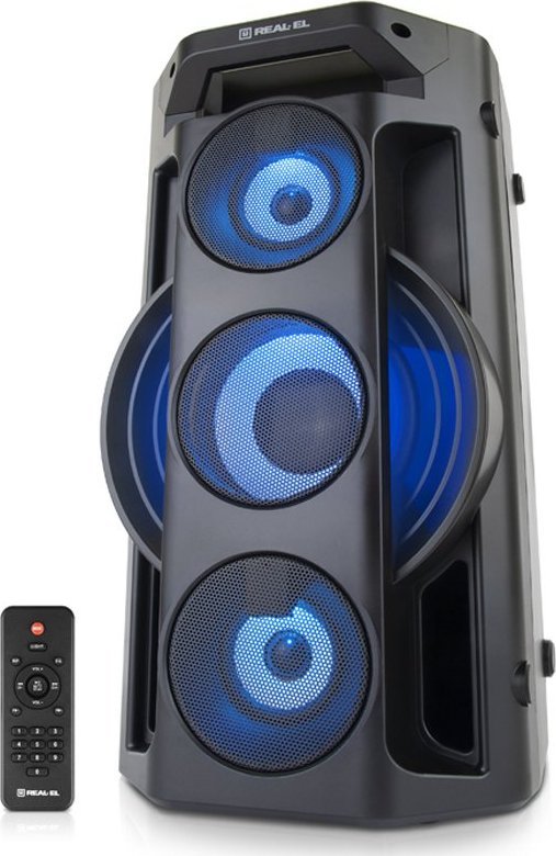 Głośnik Real-El X-777 czarny (EL121600019)