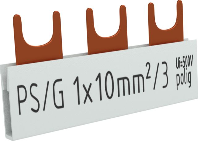Doktorvolt Szyna łączeniowa grzebieniowa PS/G 1-fazowa 3-modułowa 10mm2 63A DV 9047