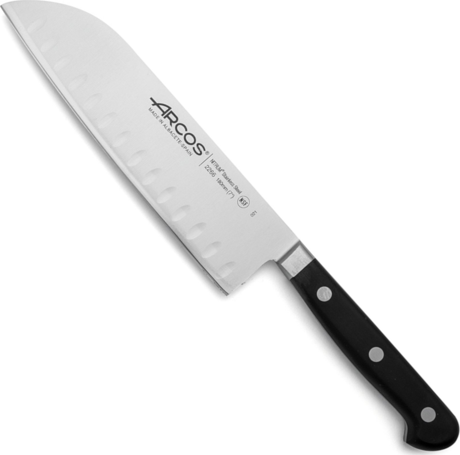Arcos Nóż Santoku ze szlifem kulowym ÓPERA dł. 180/303 mm Nóż Santoku ze szlifem kulowym ÓPERA dł. 180/303 mm