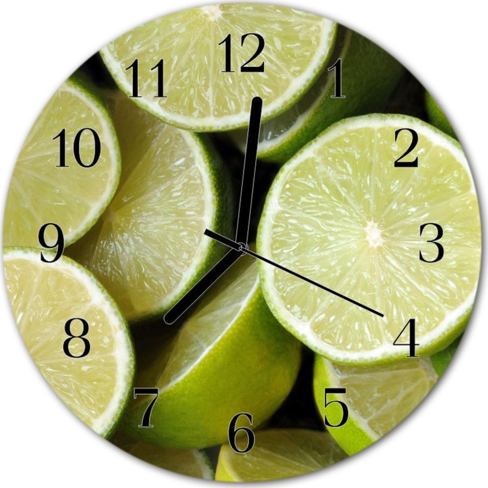 Tulup Zegar ścienny okrągły Limonkafi30 cm - 46320599
