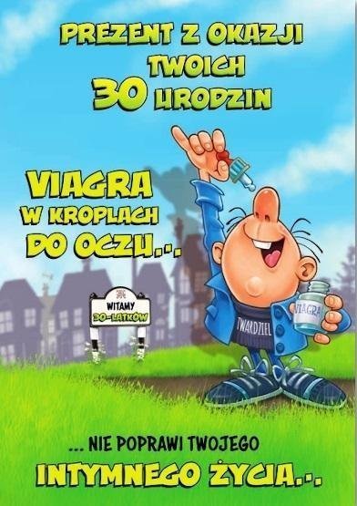 Trend Kartka okolicznościowa Urodziny 30 MF16