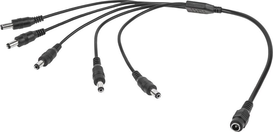 Kabel 1 x Gn.DC 2,1/5,5-5x wtyk DC 2,1/5,5