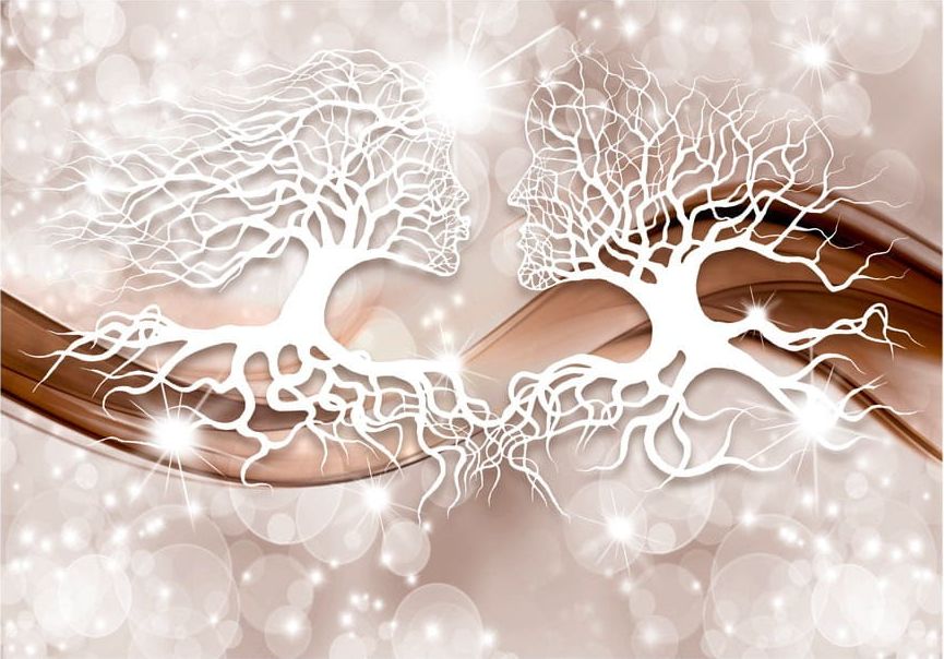 DecoNest Fototapeta - Struktura miłości - 150X105