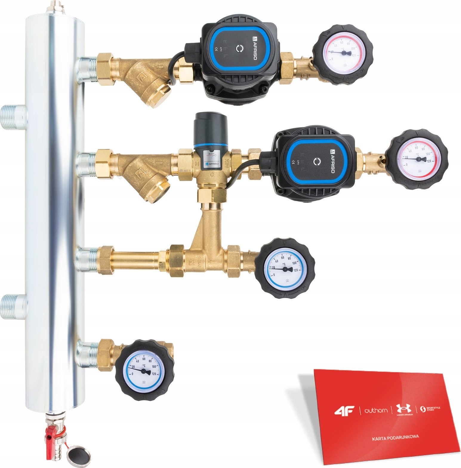 Afriso Zestaw mieszający ze sprzęgłem hydraulicznym BPS 901A,człon bez mieszacza i z zaw.ATM 561,pompy Afriso APH 160