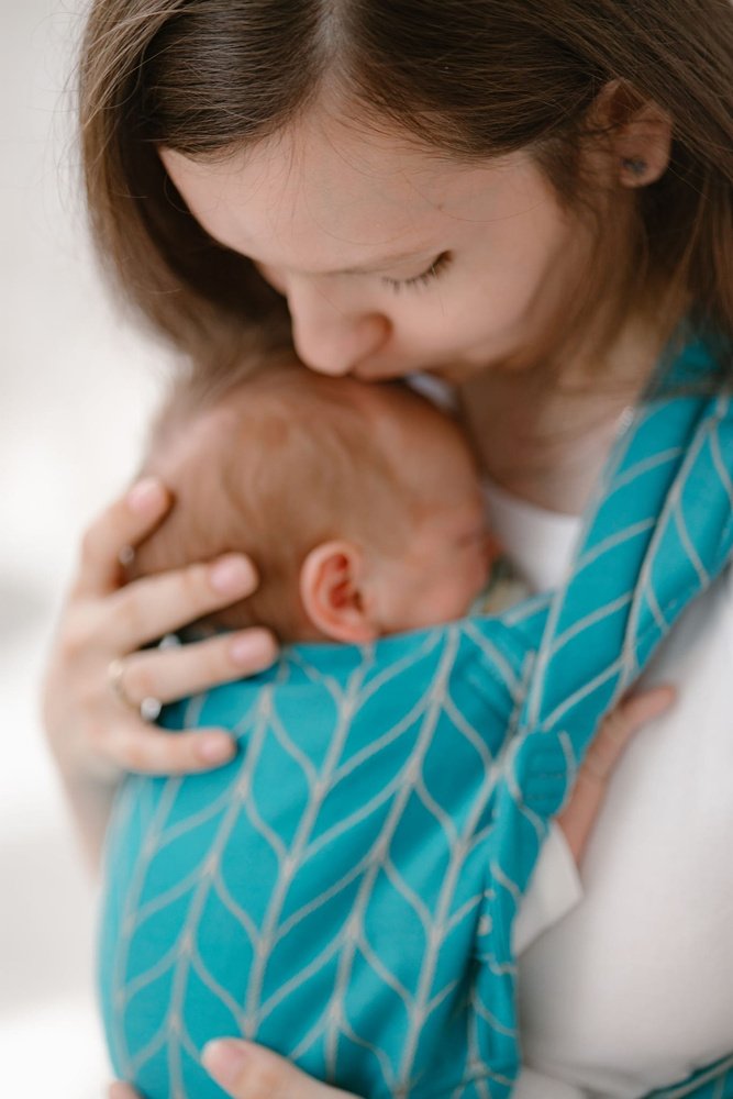 Kavka Nosidełko Handy Pro: Oasis Braid Cotton/Tencel Regulowane