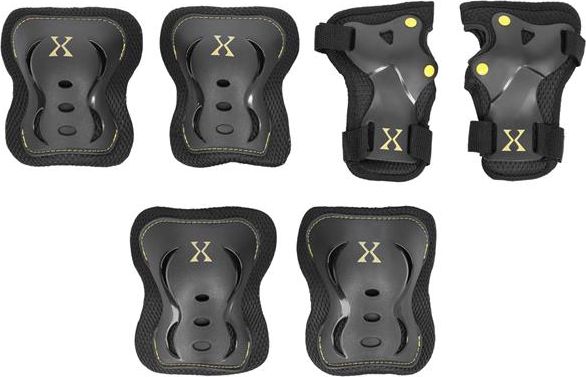 Nils Extreme Zestaw Ochraniaczy Extreme czarno-żółte r. S (16-60-117)