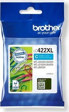 Tusz Brother Brother LC422XLC Ink Cartridge, Cyan