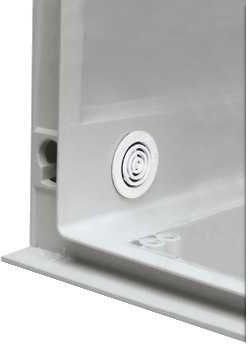 Schneider Kratka wlotu powietrza IP44 średnica otworu 35mm biały (NSYCAG35LP)