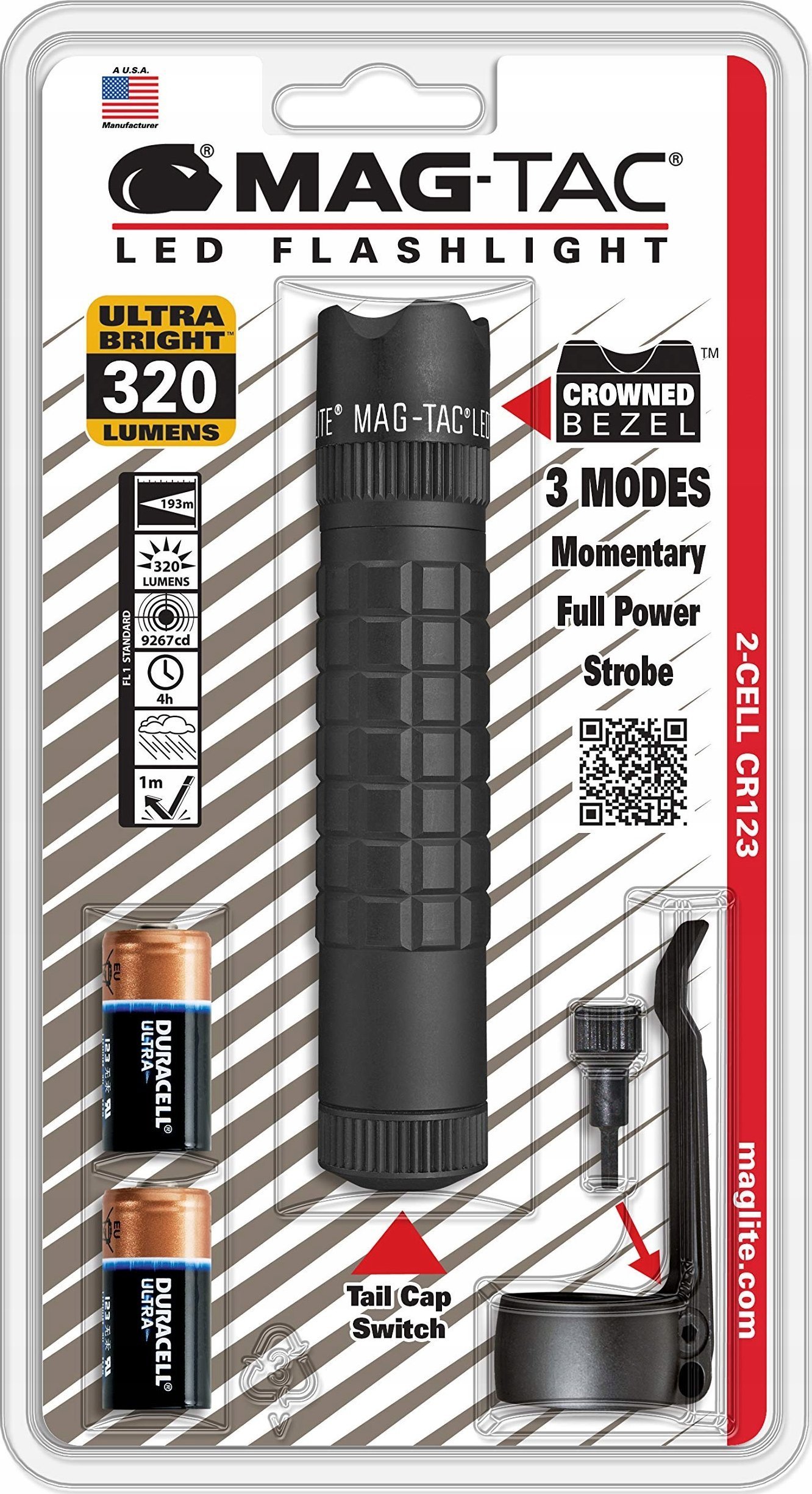 Latarka Maglite Maglite Mag-Tac crowned bezel Torch