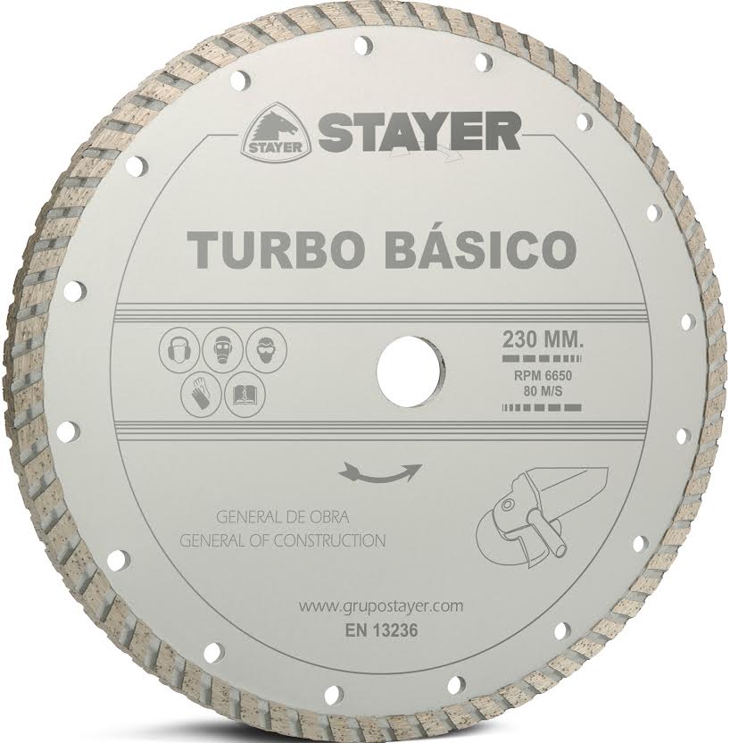 Stayer Tarcza diamentowa 125x22,2mm TURBO BASICO - (STA-D125TB)