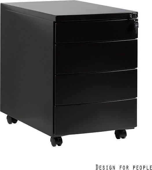 Unique Kontenerek biurowy RP-04 czarny