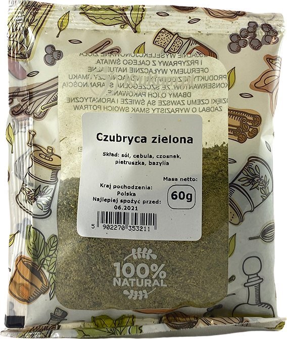 KruKam Czubryca Czubrica zielona 60g