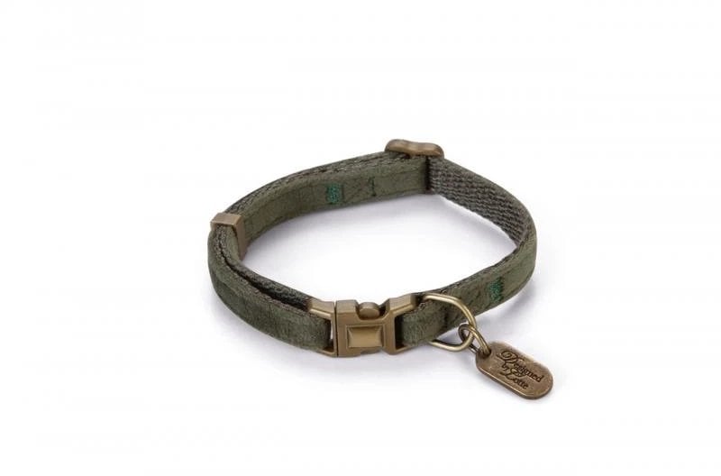 COLLAR VELURA GREEN 26-40X15