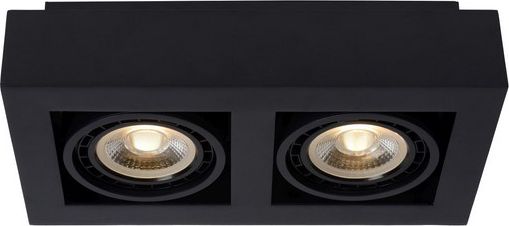 Lampa sufitowa Lucide Oprawa sufitowa kwadratowa czarna Lucide ZEFIX 09120/24/30