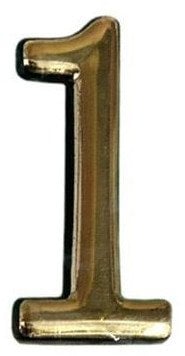 DOOR NUMBER GOLD 1 PLASTM