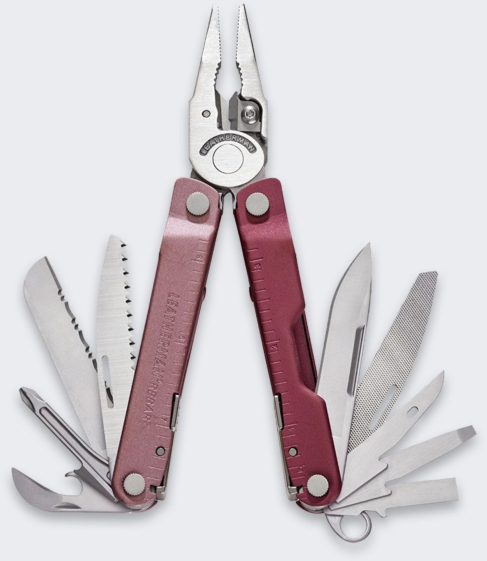 Multitool Leatherman Rebar Etui CranBerry