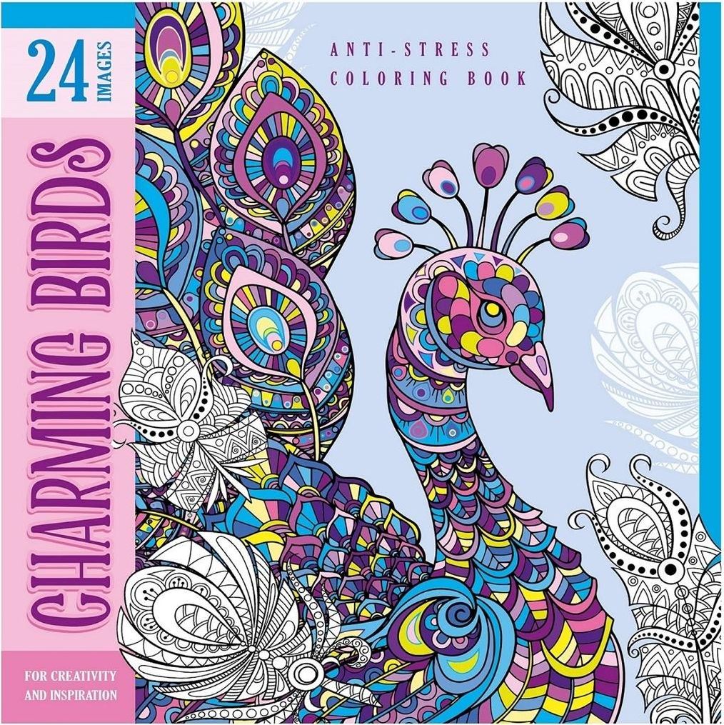Kolorowanka antystresowa 200x200 12 Charming Birds