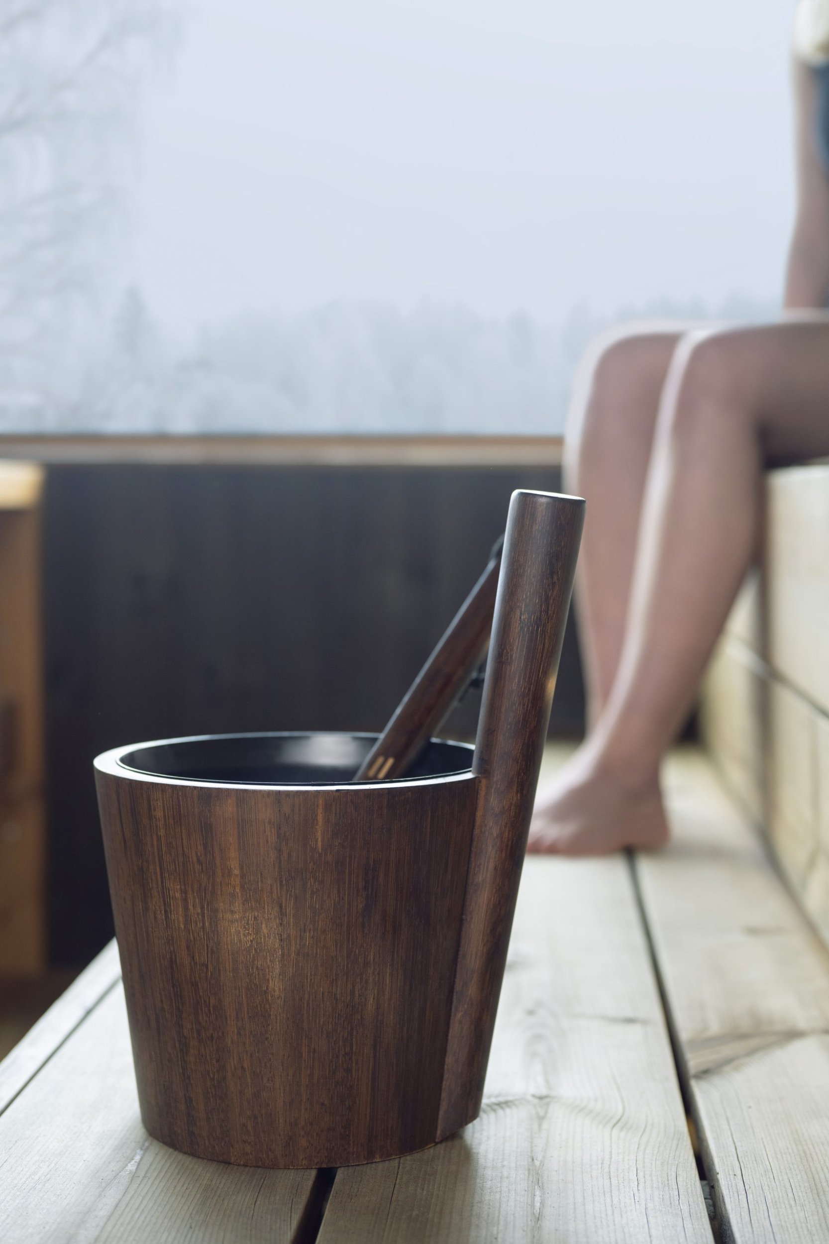 RENTO SAUNA BUCKET BAMBOO 5L