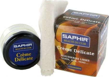 Saphir Delicate Cream 50ml + szmatka - krem do skór delikatnych SAPHIR