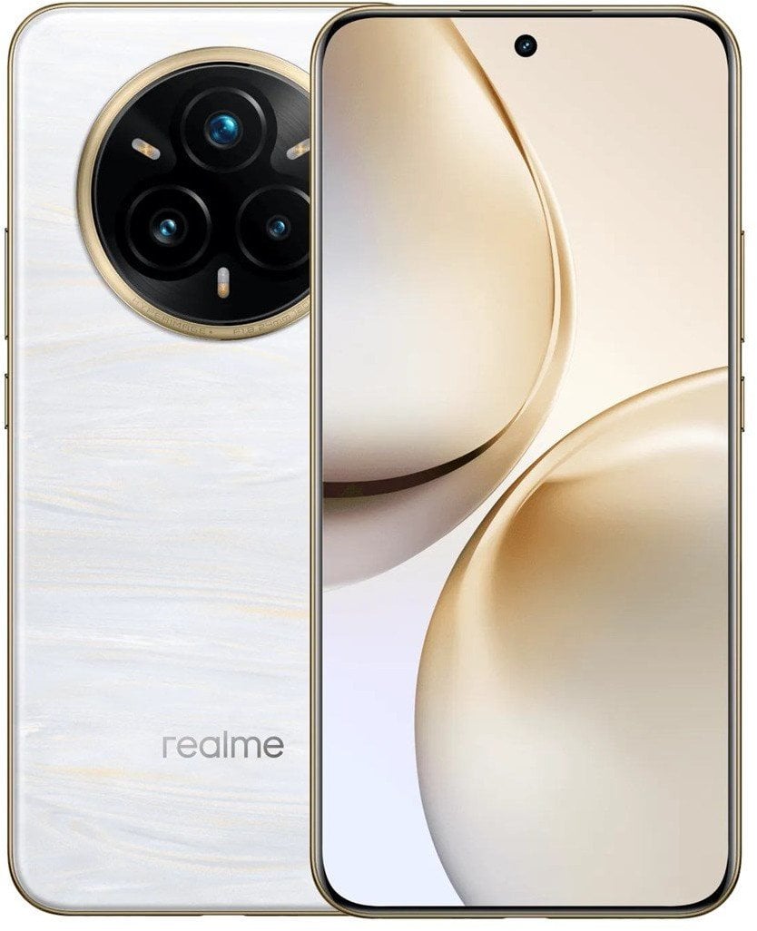 realme 14 Pro+ 5G 17,4 cm (6.83") Dual SIM Android 15 USB Type-C 8 GB 256 GB 6000 mAh Biały