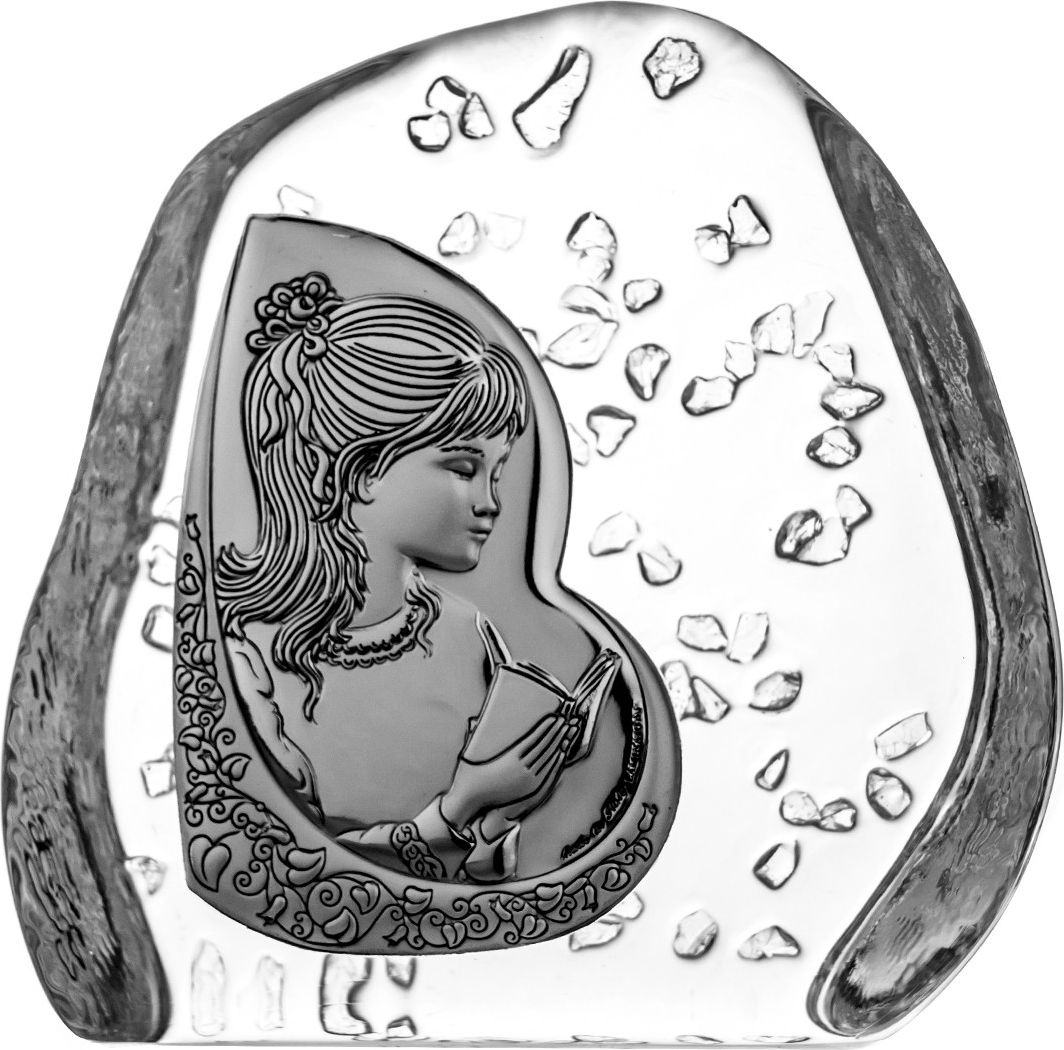 Crystal Julia Komunia skałka kryształowa dla dziewczynki 3564