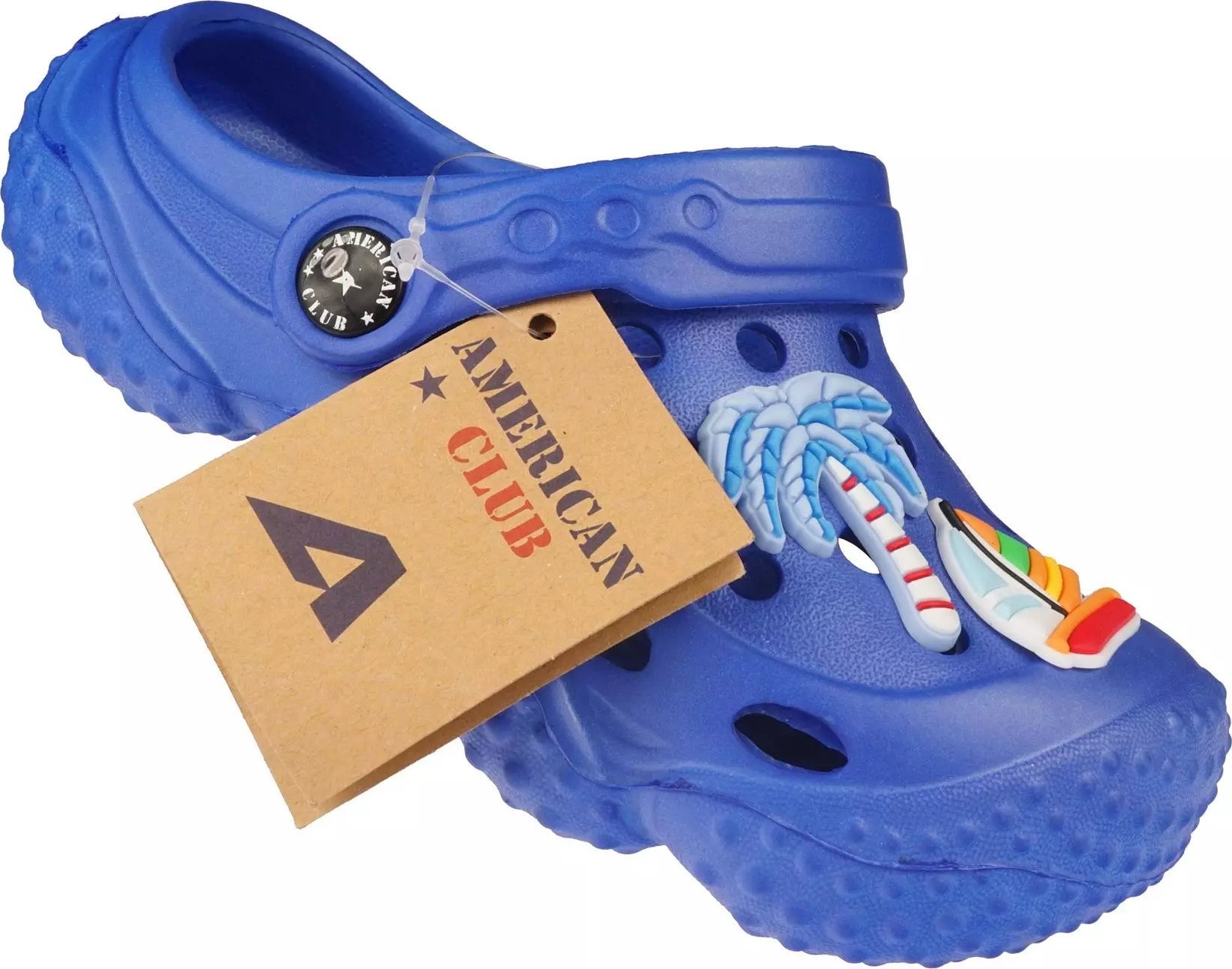 American Club Dziecięce klapki basenowe American Club NH-145/24 niebieskie 28