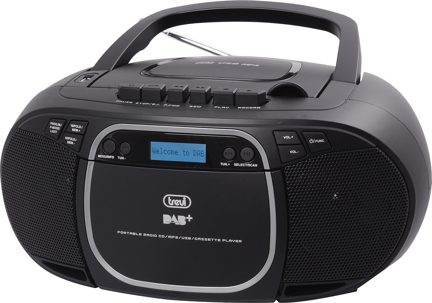 Radioodtwarzacz Trevi Boombox Trevi CMP576 DAB Radio CD MP3 kaseta black