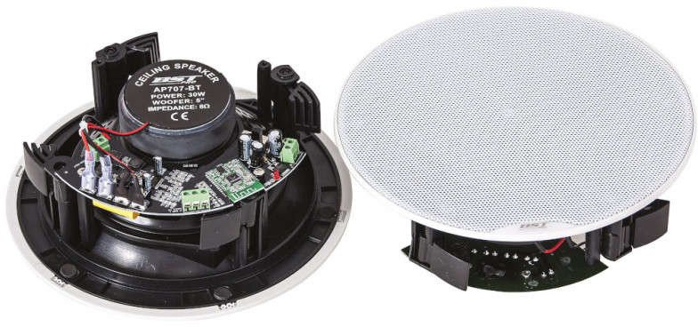 Aktywna para głośników sufitowych z BT Bst AP707-BT one size