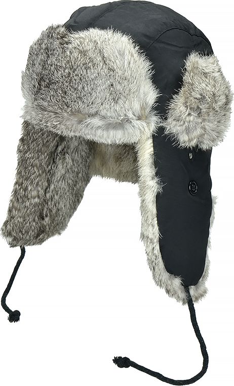 Fox Czapka uszatka czarna r. XL