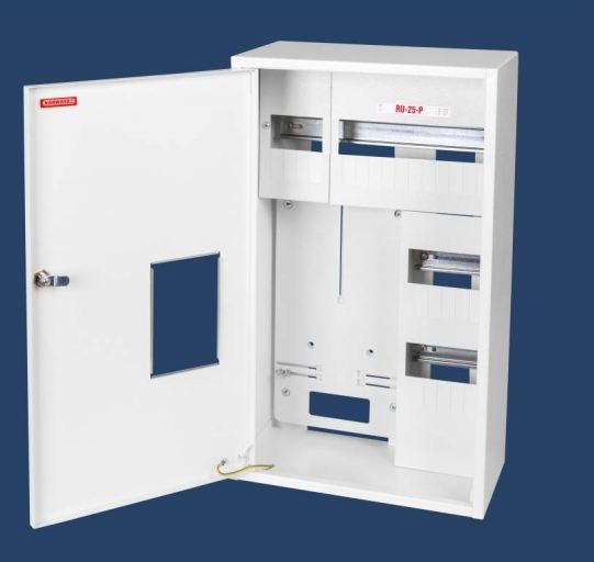 Karwasz Rozdzielnica uniwersalna z zamkiem IP30 biała RU-25-P Z/O