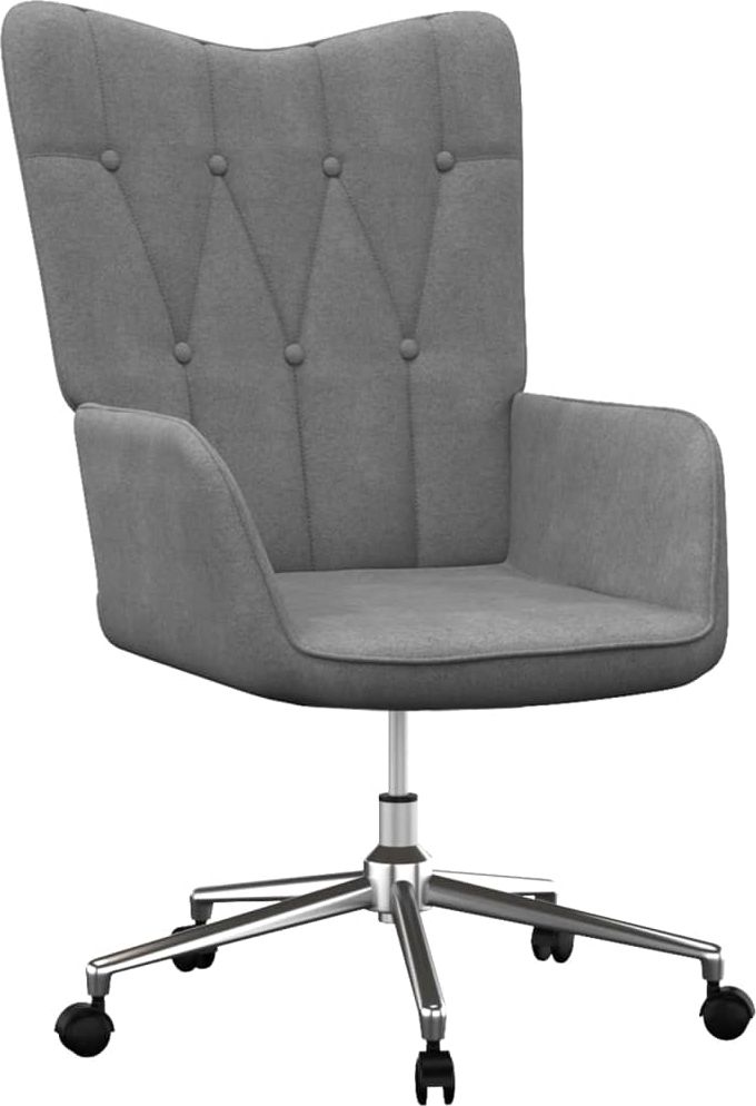 Krzesło biurowe vidaXL Ciemnoszary