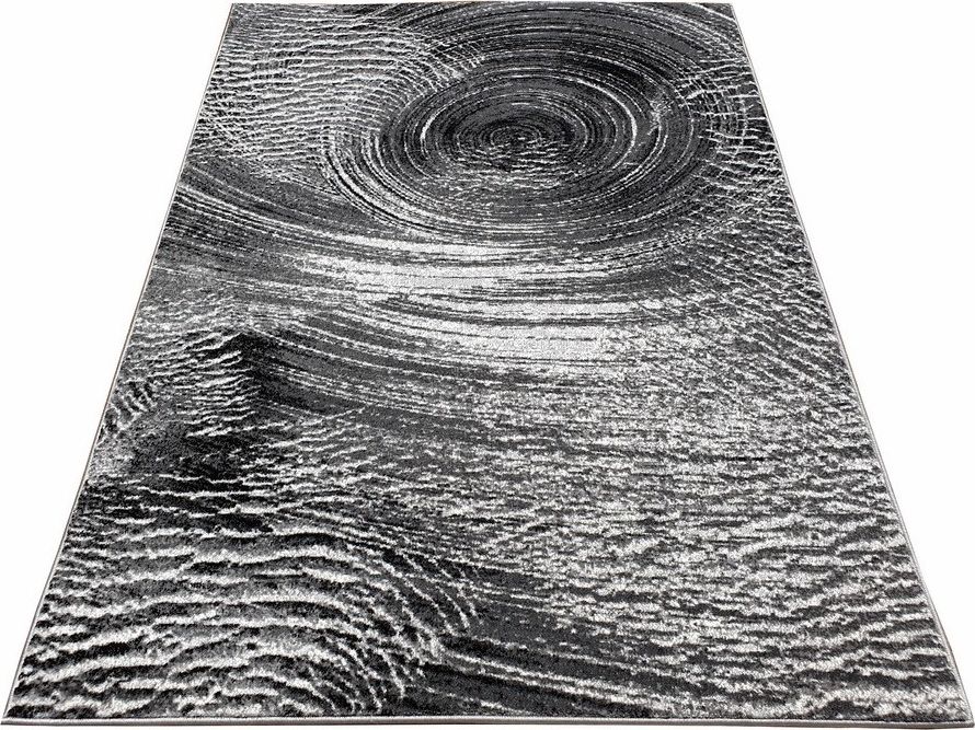 Turkiye Weavers Dywan nowoczesny do salonu WIR Szary 255 LAPOS 140x190 cm