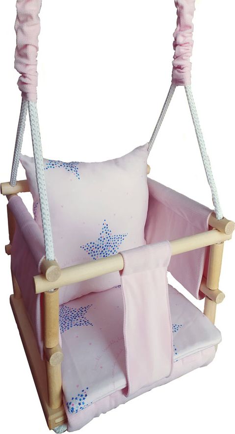 Huśtawka Elior Welwetowa huśtawka 3w1 dla dzieci 6 wzorów - Disa wzór, kolor: 4