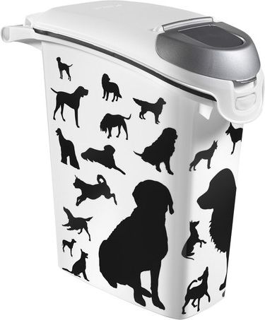 Curver Pojemnik na karmę 10kg / 23L czarno/szary 210341